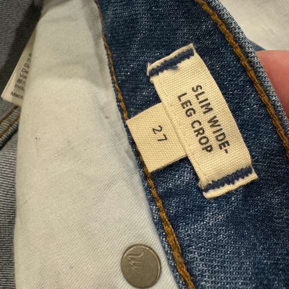 Worn only a few times the Madewell slim wide leg crop - Picture 7 of 9